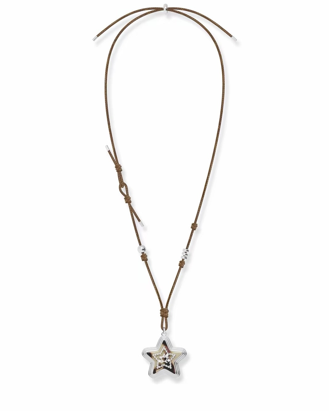star gold point necklace HR1067
