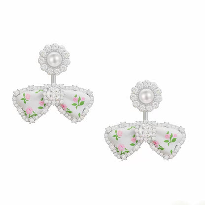 flower mood ribbon pierce HR1035