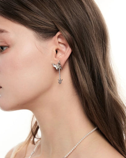 butterfly charm pierce HR1022