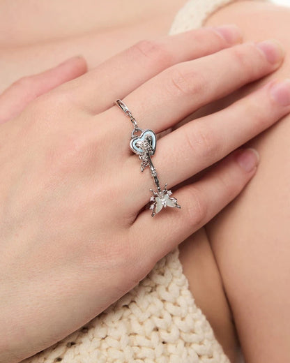 sky blue key ring HR1011