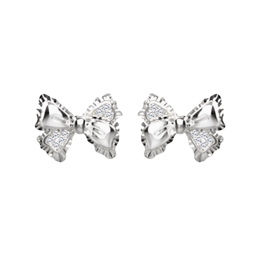 ribbon silver  pierce HR1027