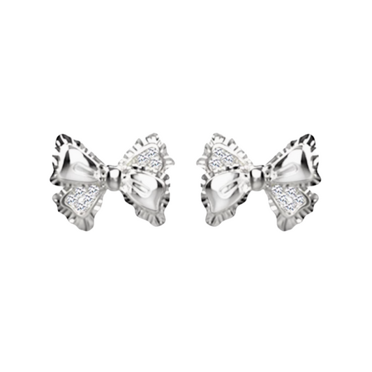 ribbon silver  pierce HR1027