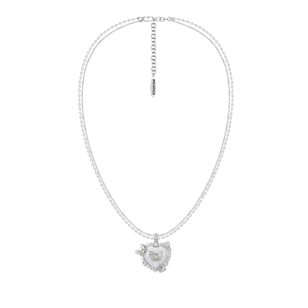 gold butterfly charm necklace HR1017