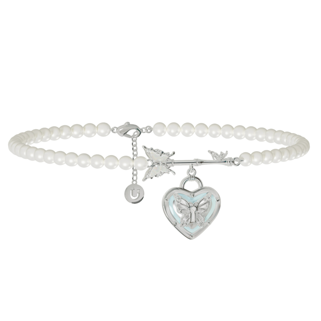 heart butterfly choker HR1006
