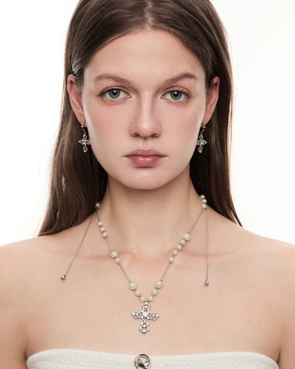 cross point necklace HR1009
