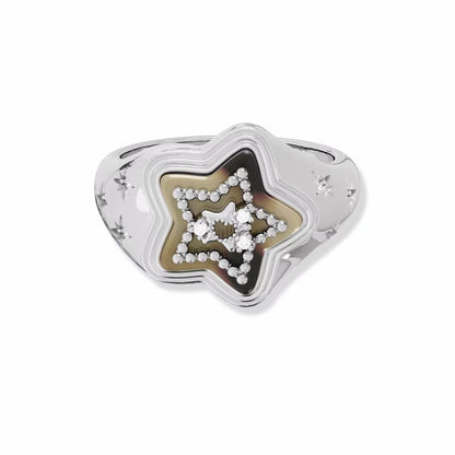 star gold like ring HR1069