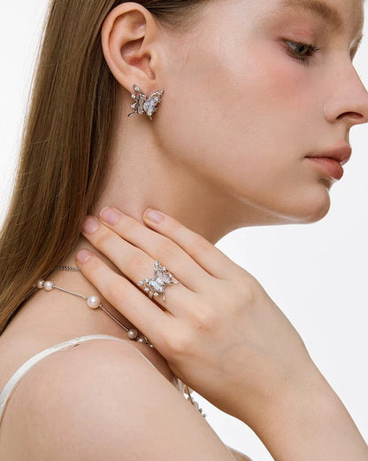 butterfly elegant ring HR1028