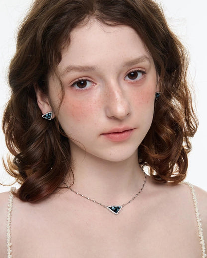 fancy flower necklace HR1055