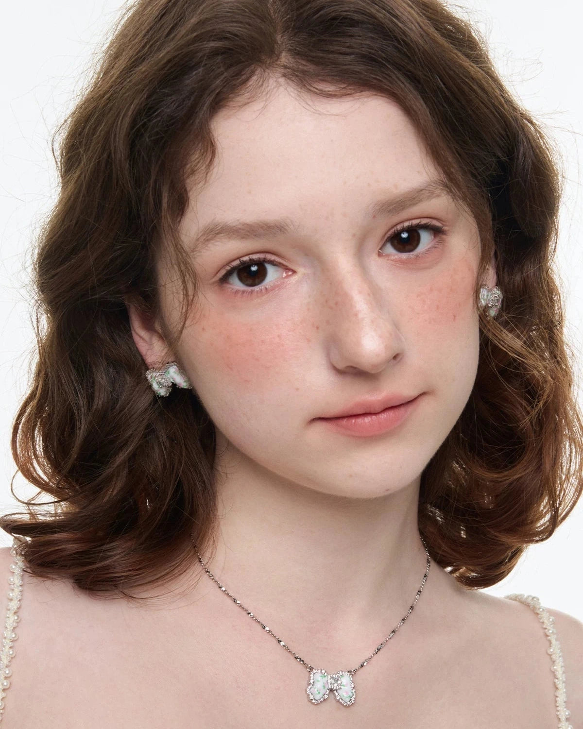 chain flower necklace HR1061