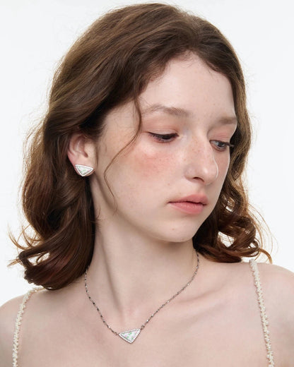 fancy flower necklace HR1055