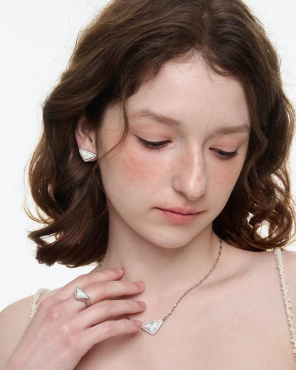 fancy flower necklace HR1055