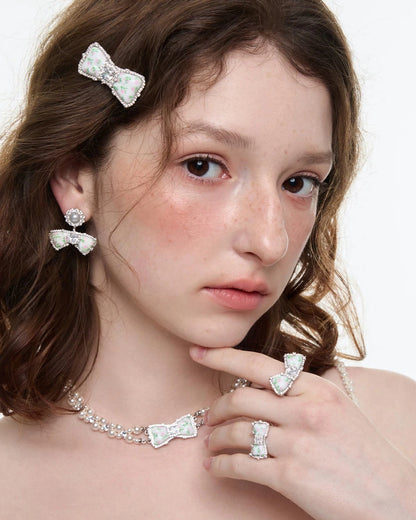 pearl flower necklace HR1060