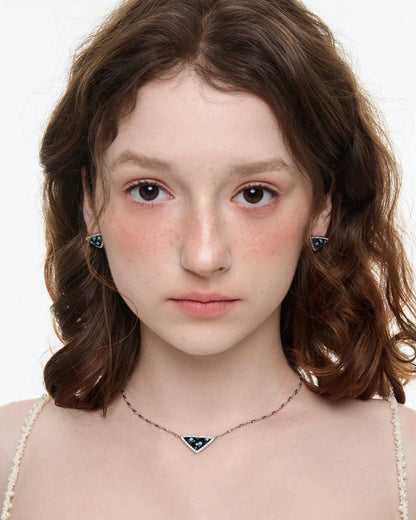fancy flower necklace HR1055