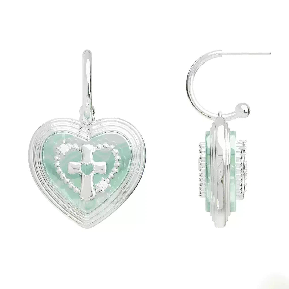 emerald heart pierce HR1051