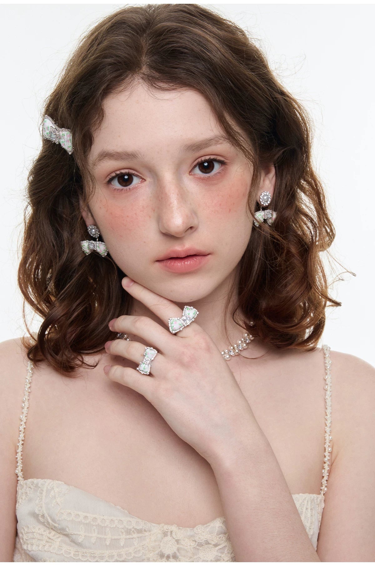 flower pearl  pierce HR1056