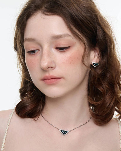fancy flower necklace HR1055