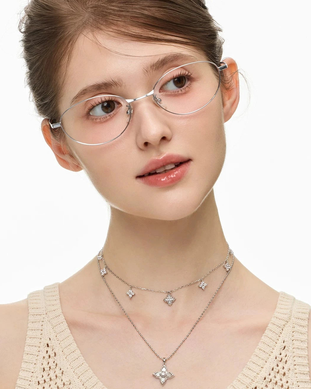 clover multi necklace HR1065