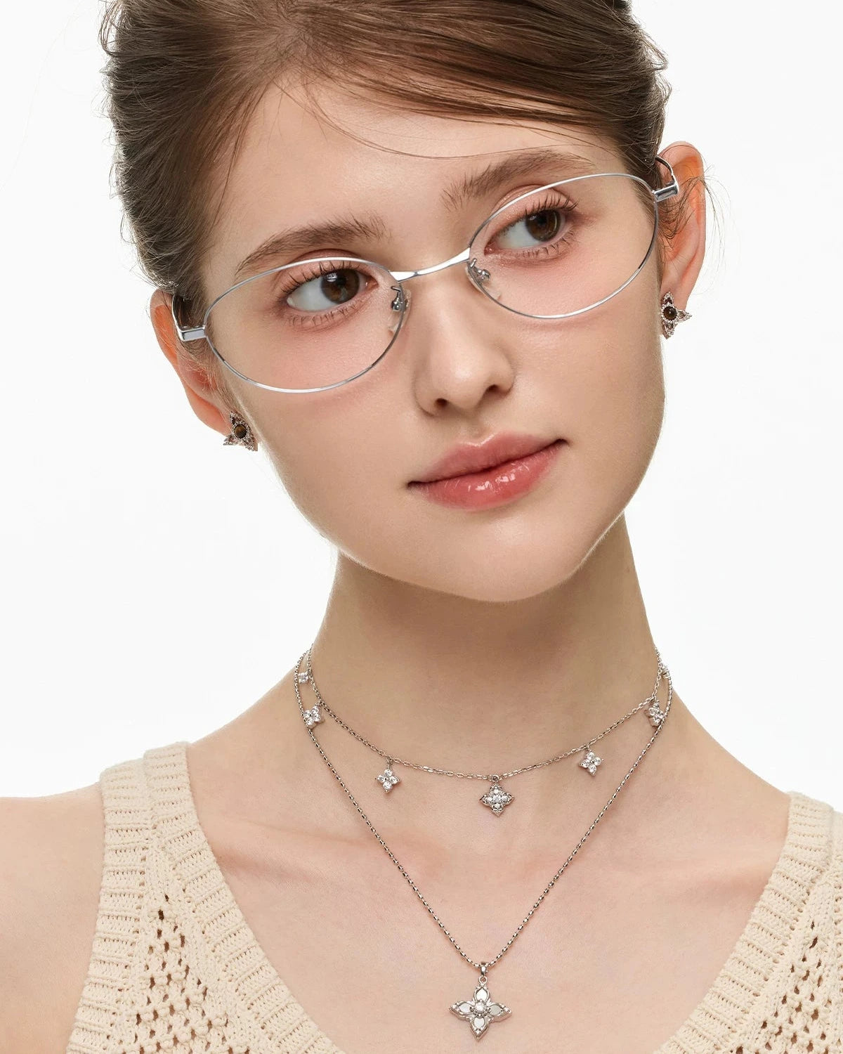 clover multi necklace HR1065