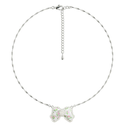 chain flower necklace HR1061