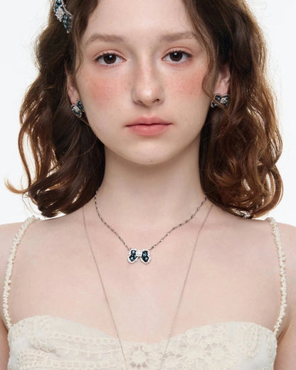 chain flower necklace HR1061