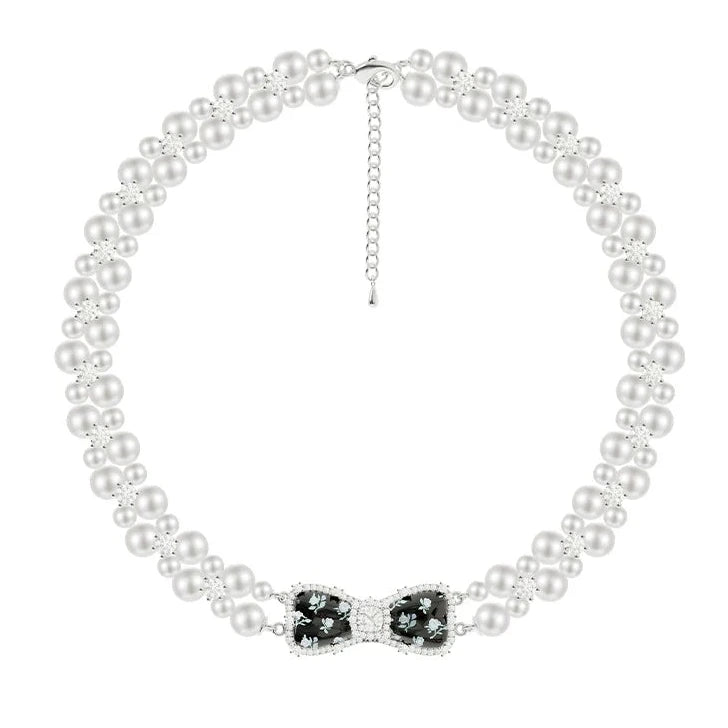 pearl flower necklace HR1060