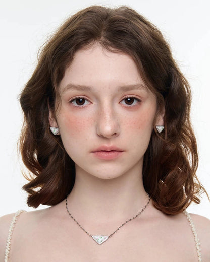 fancy flower necklace HR1055