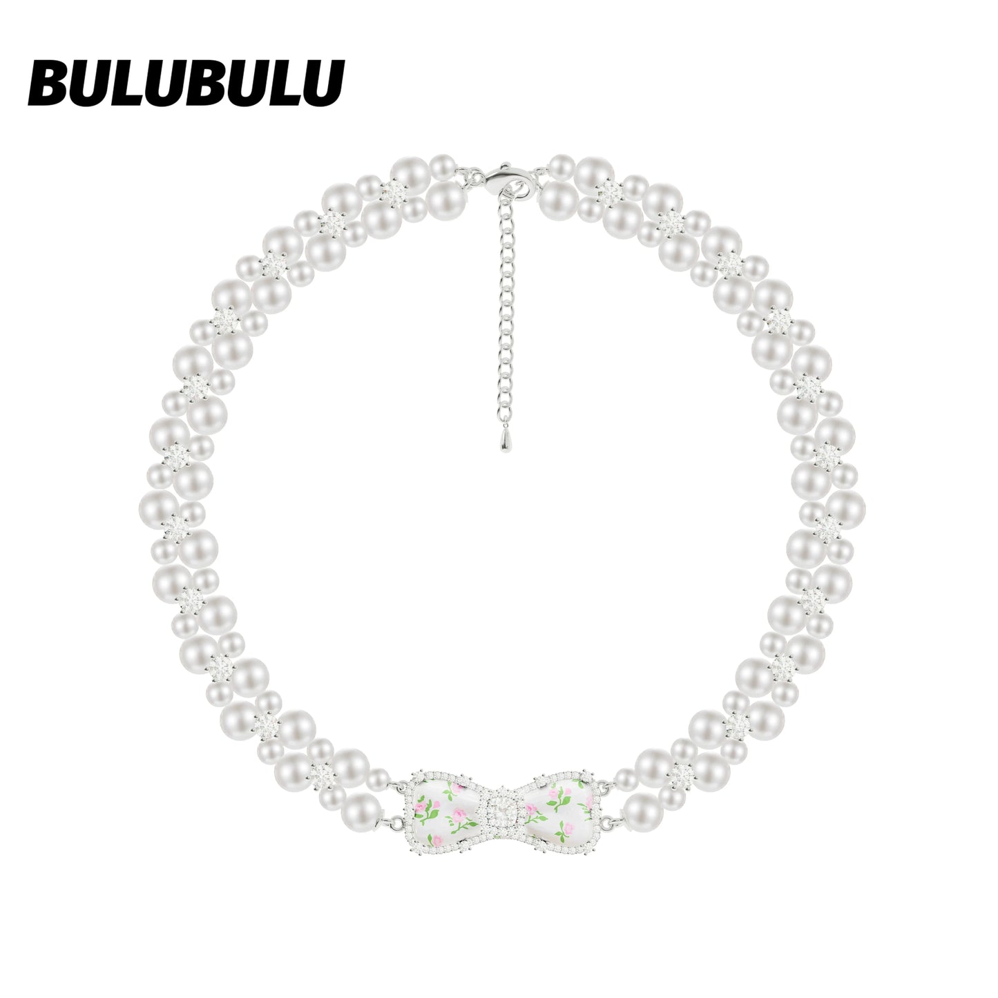pearl flower necklace HR1060
